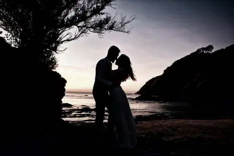 Beautiful sunset photo with stunning background at Mu Koh Lanta National Park.