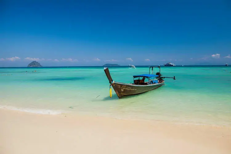 Laem Tong is most beautiful beach in koh Phi Phi
